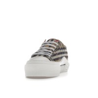 Женские кроссовки Burberry Vintage Check Cotton Sneakers Archive Beige White (W)
