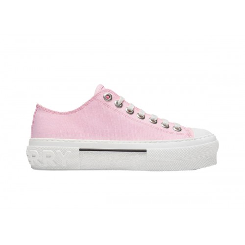 Кроссы Burberry Low Top Pink (W) - женская сетка размеров