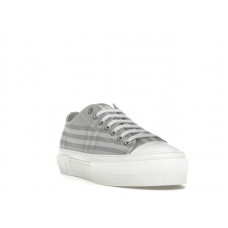 Burberry Vintage Check Cotton Sneaker Grey Blue