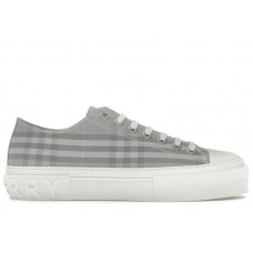 Burberry Vintage Check Cotton Sneaker Grey Blue