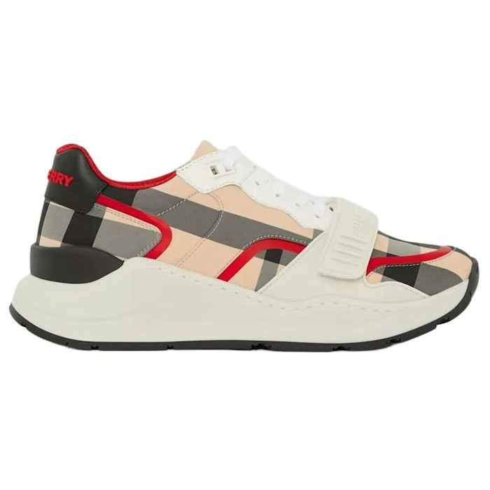 Burberry Ramsey Sneaker Beige Red Black (W) - женская сетка размеров Burberry Ramsey Sneaker Beige Red Black (W) - женская сетка размеров