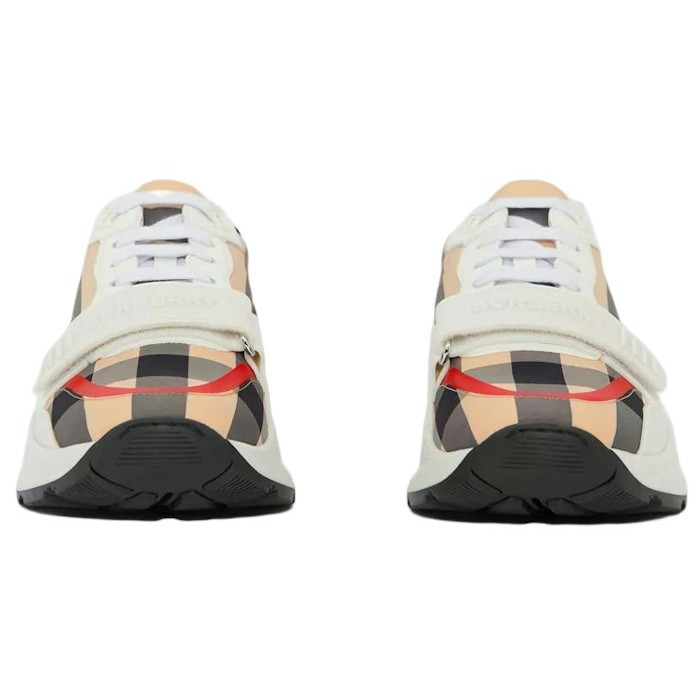 Burberry Ramsey Sneaker Beige Red Black (W) - женская сетка размеров Burberry Ramsey Sneaker Beige Red Black (W) - женская сетка размеров