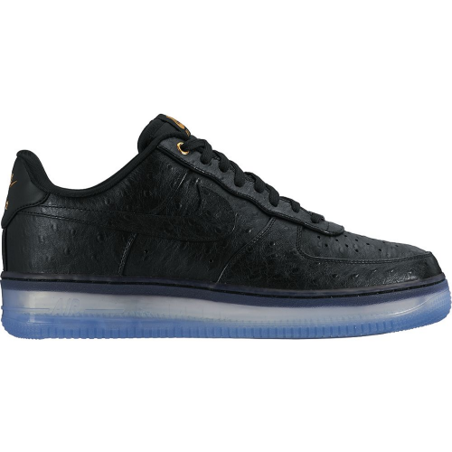 Кроссы Nike Air Force 1 CMFT Lux Low Black Ostrich - мужская сетка размеров