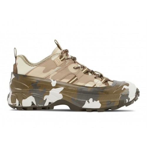 Кроссы Burberry Arthur Brown Camouflage Print Nylon - мужская сетка размеров