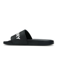 Burberry Logo Slides Black Optic White