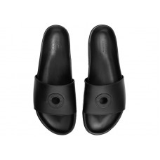 Burberry x Pop Trading Company Melroy Leather Slide Black