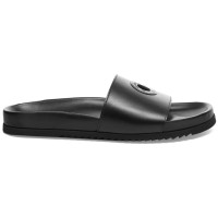 Burberry x Pop Trading Company Melroy Leather Slide Black