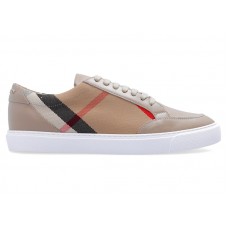 Женские Burberry Salmond Sneakers Beige Check (W)
