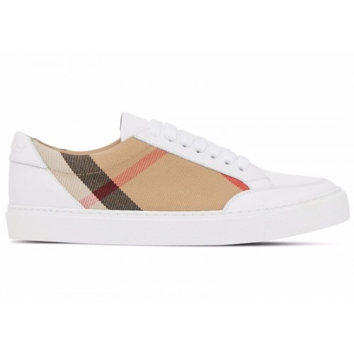 Burberry House Check Low Top Optic White Archive Beige (W) - женская сетка размеров