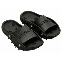 Женские Burberry Bucklow Rubber Slide Black (W)