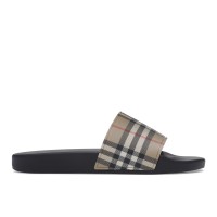 Шлепки Burberry Vintage Check Slides Archive Beige