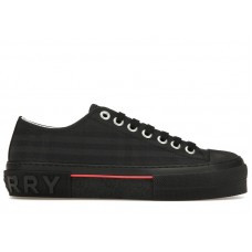 Burberry Vintage Check Canvas Low-Top Sneaker Dark Charcoal