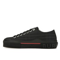 Burberry Vintage Check Canvas Low-Top Sneaker Dark Charcoal