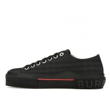 Burberry Vintage Check Canvas Low-Top Sneaker Dark Charcoal