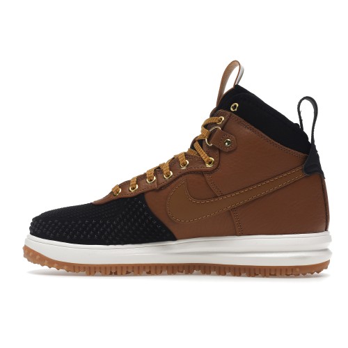 Кроссы Nike Lunar Force 1 High Duckboot Ale Brown Black - мужская сетка размеров