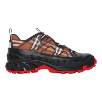 Кроссовки Burberry Arthur Vintage Check Cotton Birch Brown Black Red