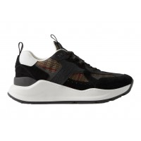 Кроссовки Burberry Embossed Mesh Sneakers Black