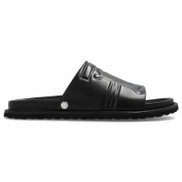 Burberry Thornton Leather Slides Black