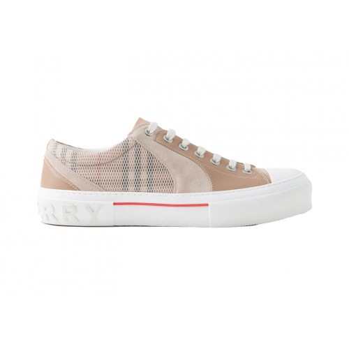 Кроссы Burberry Vintage Check Archive Beige - мужская сетка размеров