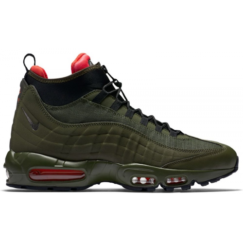 Кроссы Nike Air Max 95 Sneakerboot Dark Loden - мужская сетка размеров