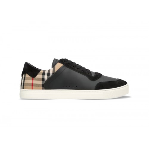 Burberry Stevie Check Sneakers Black Beige - мужская сетка размеров