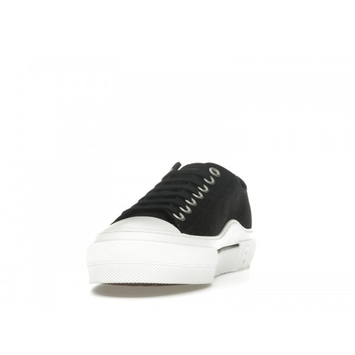 Burberry Jack Low Top Black Canvas - мужская сетка размеров