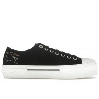 Burberry Jack Low Top Black Canvas
