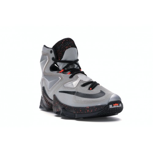 Кроссы Nike LeBron 13 Lava - мужская сетка размеров