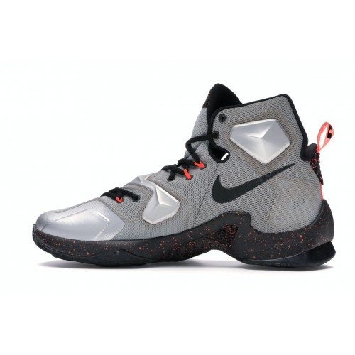 Кроссы Nike LeBron 13 Lava - мужская сетка размеров