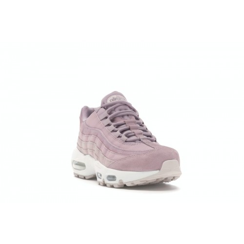 Кроссы Nike Air Max 95 Plum Chalk (W) - женская сетка размеров