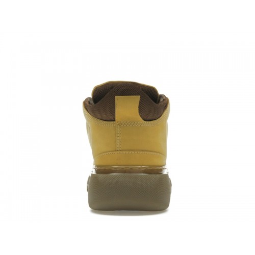 Burberry Lace Up Leather Ankle Boot Mustard Yellow - мужская сетка размеров