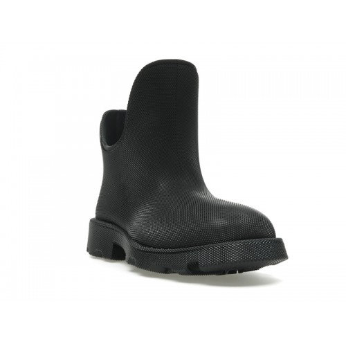 Burberry Marsh Round-Toe Ankle Boots Black - мужская сетка размеров