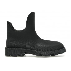 Burberry Marsh Round-Toe Ankle Boots Black