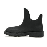 Burberry Marsh Round-Toe Ankle Boots Black