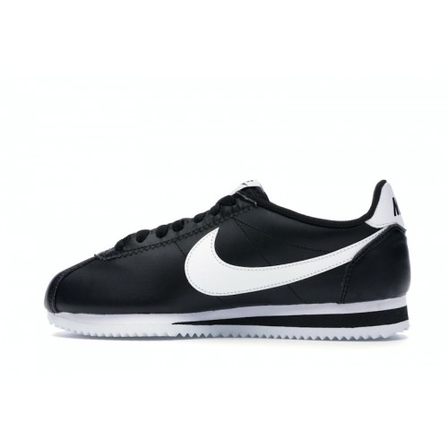 Кроссы Nike Classic Cortez Black White (W) - женская сетка размеров