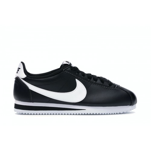 Кроссы Nike Classic Cortez Black White (W) - женская сетка размеров