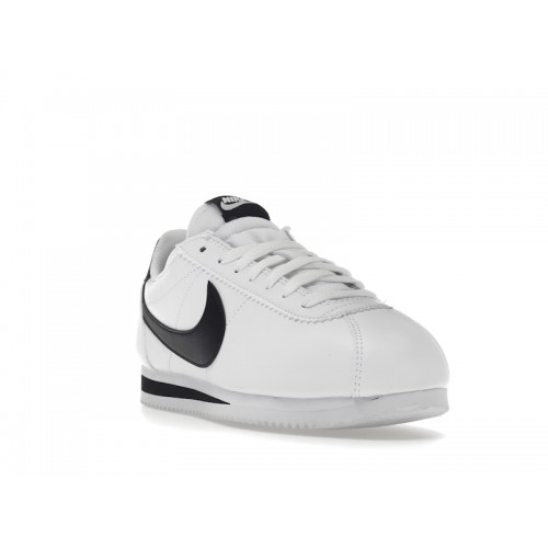 Кроссы Nike Classic Cortez White Black (W) - женская сетка размеров