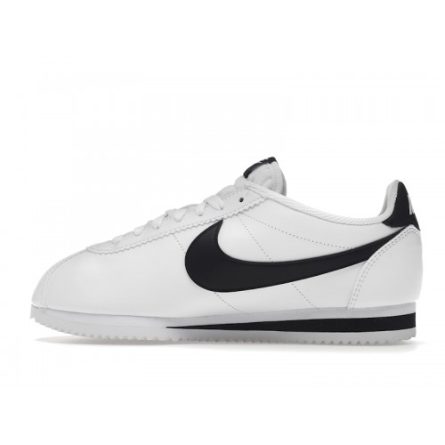 Кроссы Nike Classic Cortez White Black (W) - женская сетка размеров