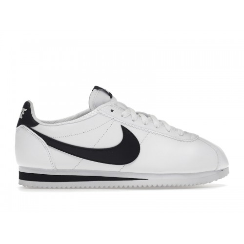 Кроссы Nike Classic Cortez White Black (W) - женская сетка размеров