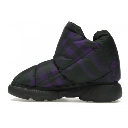 Burberry Check Pillow Boot Black Purple - мужская сетка размеров