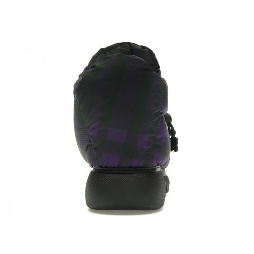 Burberry Check Pillow Boot Black Purple - мужская сетка размеров