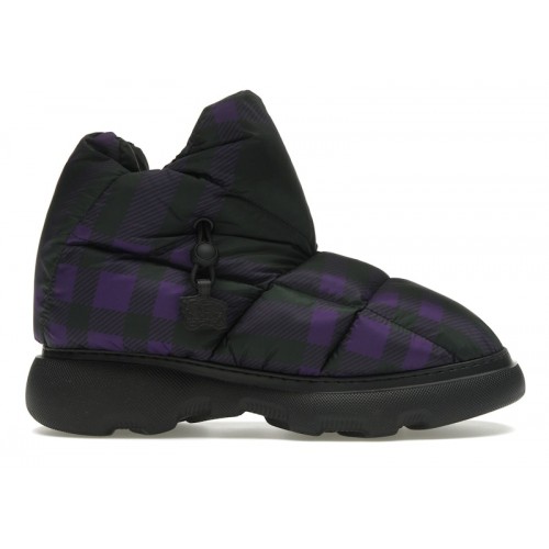 Burberry Check Pillow Boot Black Purple - мужская сетка размеров