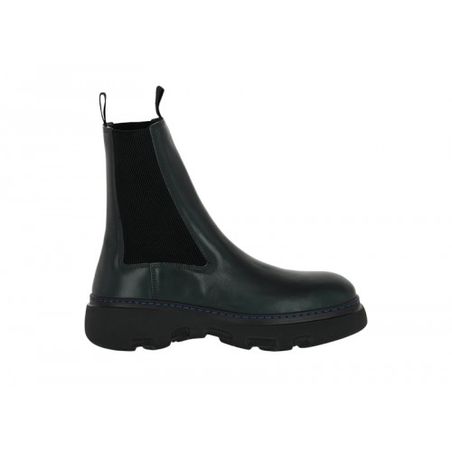 Burberry Creeper Chelsea Boots Green