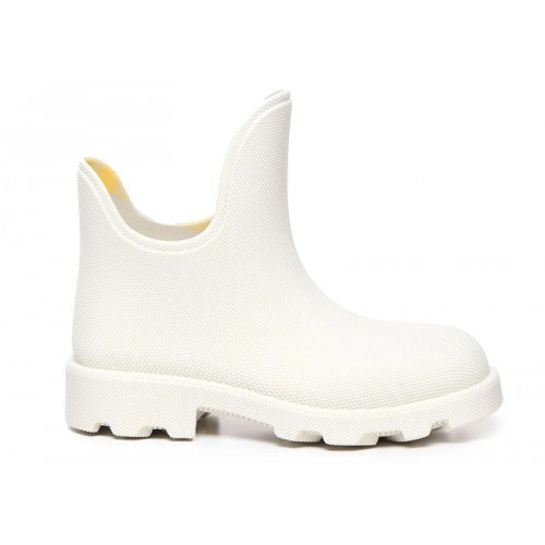 Burberry Round Toe Slip-On Boot White (W) - женская сетка размеров