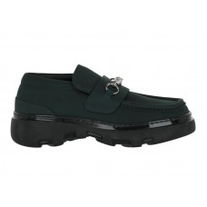 Burberry Creeper Clamp Loafers Green