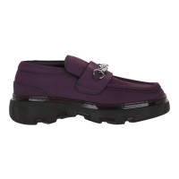 Burberry Creeper Clamp Loafers Aubergine