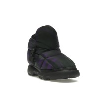 Женские Burberry Check Pillow Boot Black Purple (W)