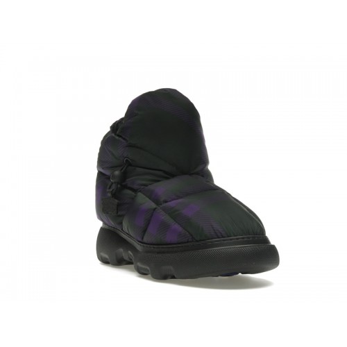 Burberry Check Pillow Boot Black Purple (W) - женская сетка размеров