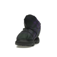 Женские Burberry Check Pillow Boot Black Purple (W)
