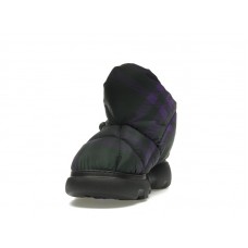 Женские Burberry Check Pillow Boot Black Purple (W)